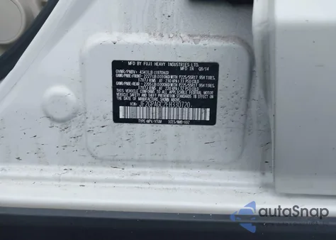 2014 Subaru Xv Crosstrek 2.0I Limited из США, поврежденный, VIN JF2GPAGC2EH330720